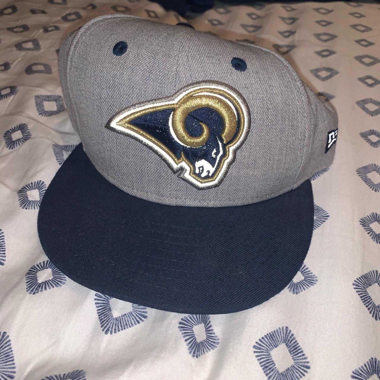 NFL New Era LA Rams blue & gray sports hat, Child - Depop