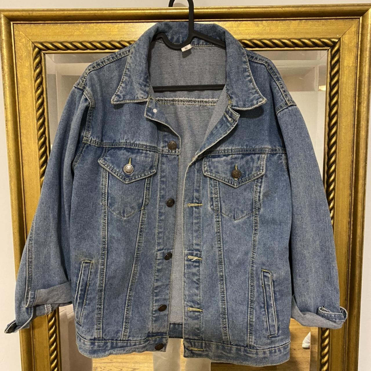Vintage Denim Jacket -vintage denim jacket in... - Depop