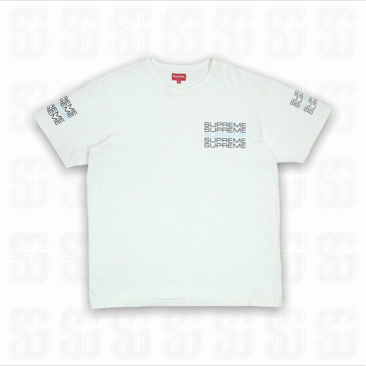 stack logo tee supreme