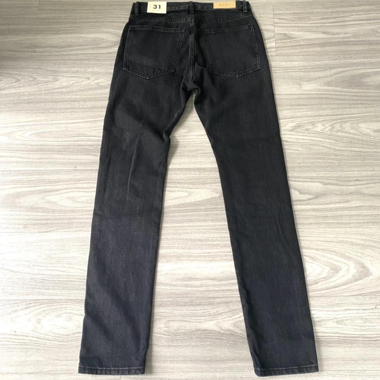 Black Denim Skeleton Jeans Brand New with tags 100%... - Depop