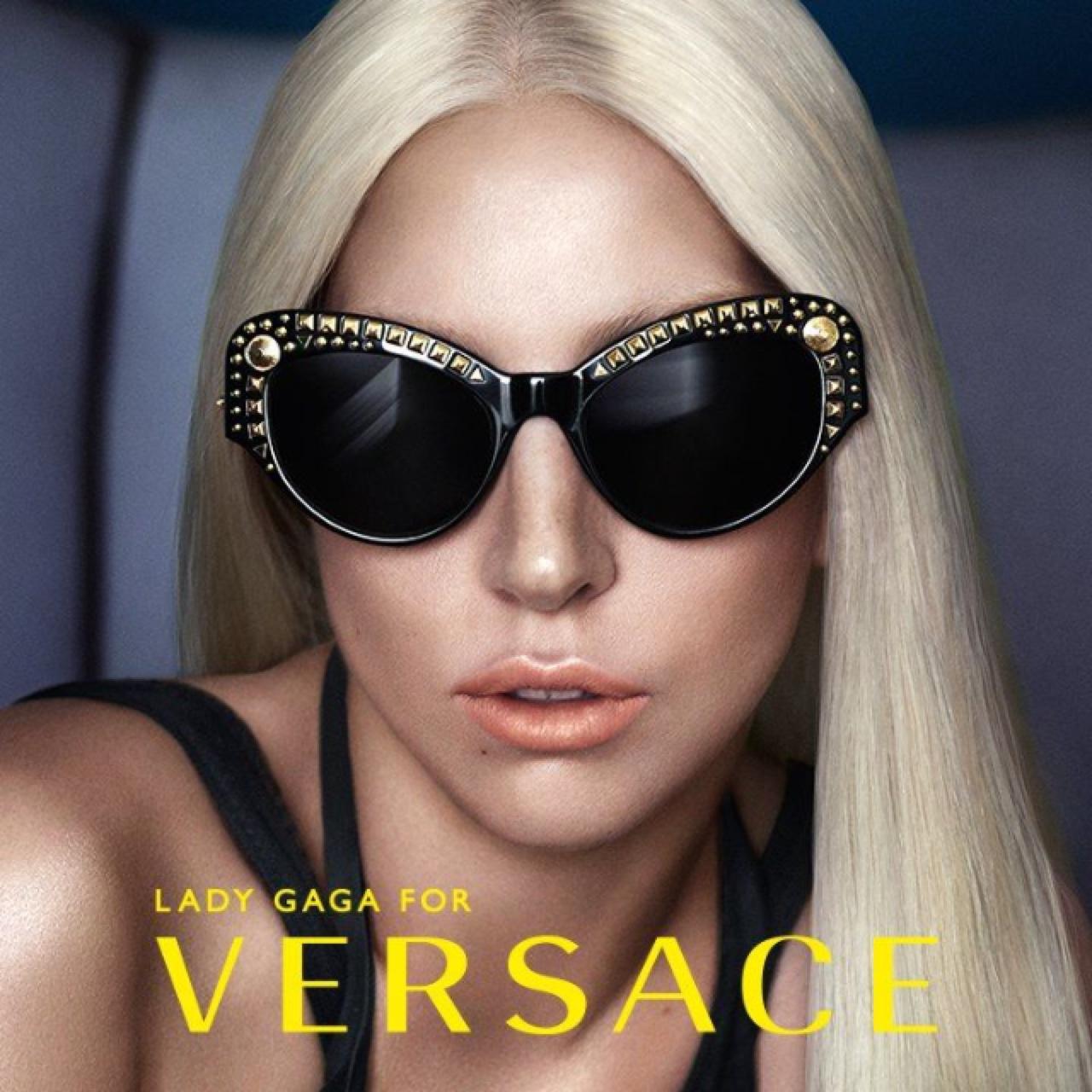 Lady gaga hot sale versace sunglasses