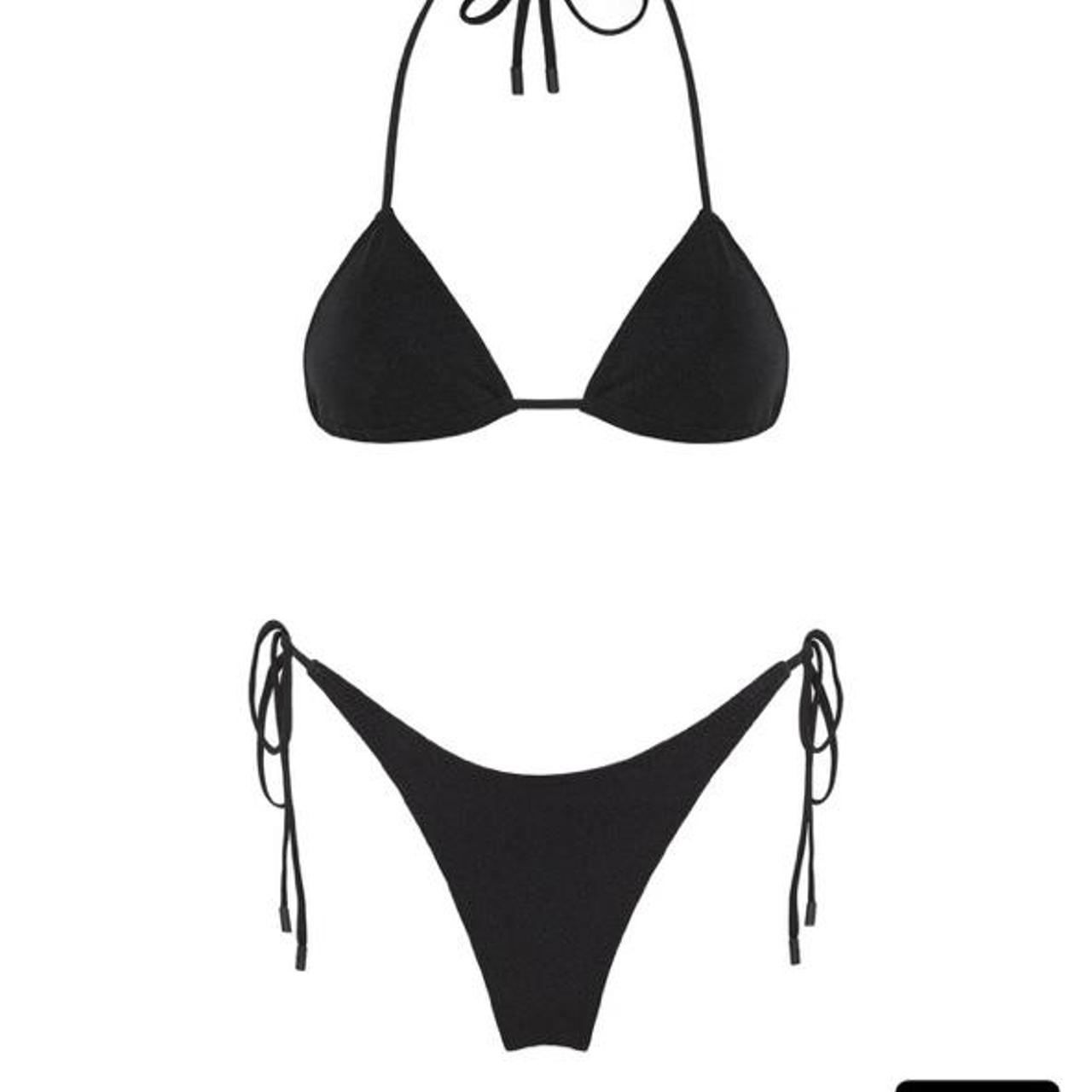 Triangl Women's Black Bikinis-and-tankini-sets | Depop