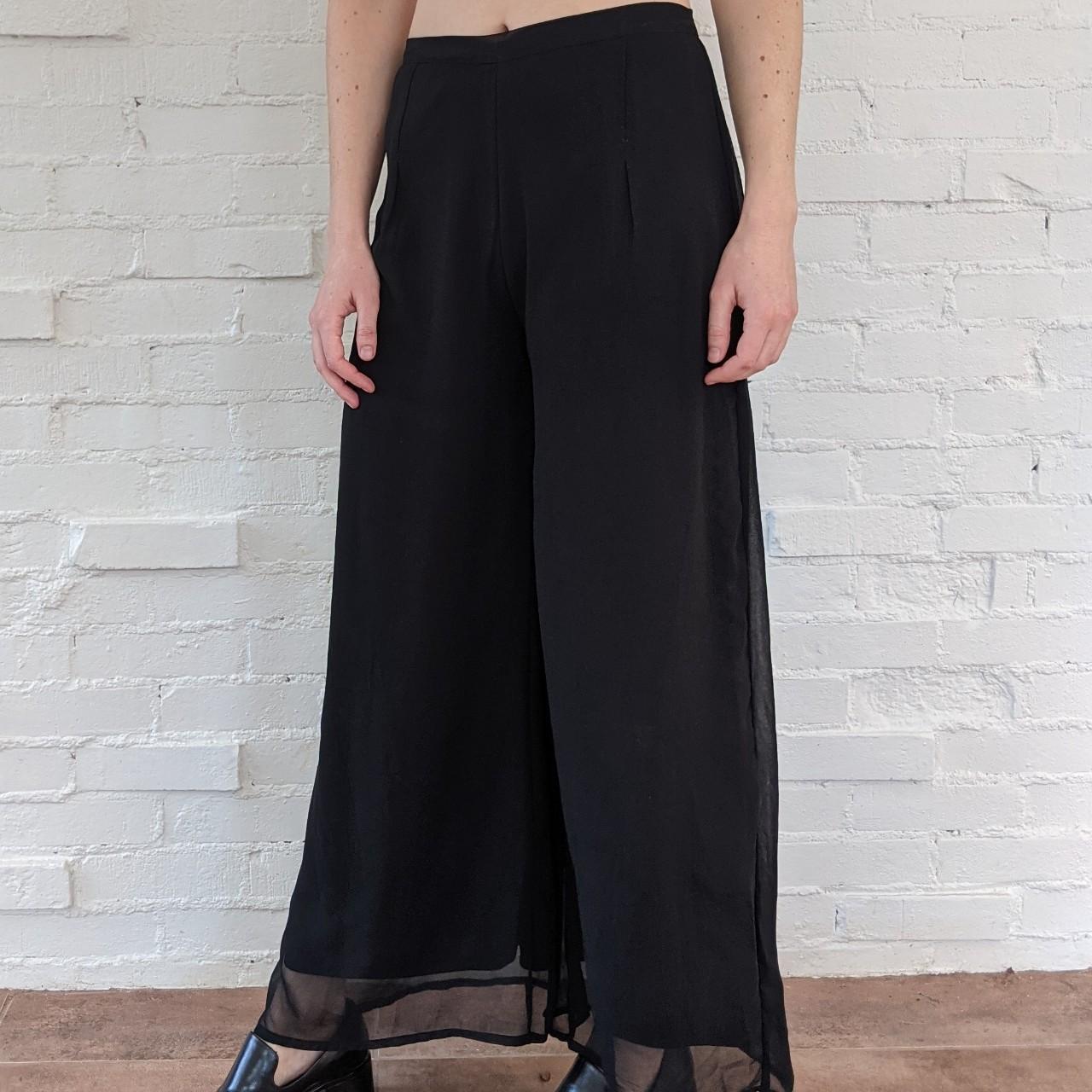 Great pair of gauzy, wide leg dress pants. These... - Depop