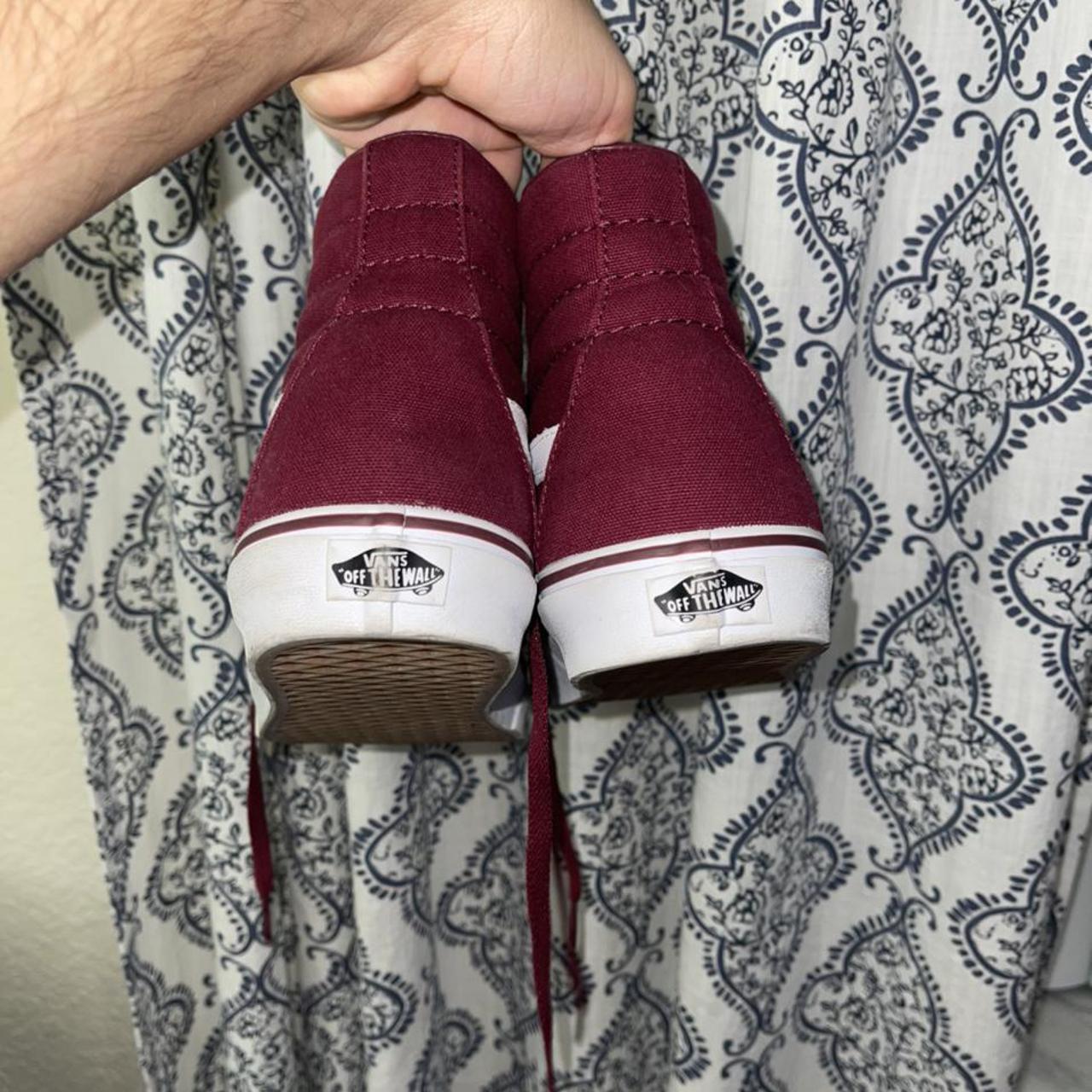 Burgundy vans for sale rarely worn practically