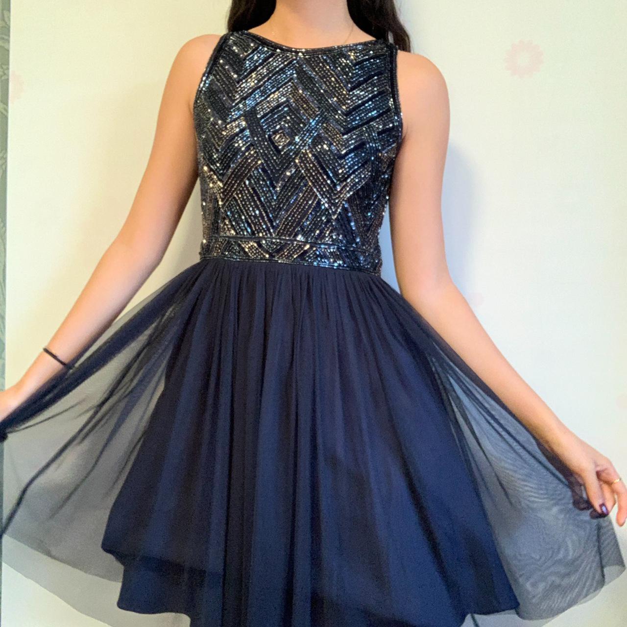 Sapphire Blue Cocktail Dress