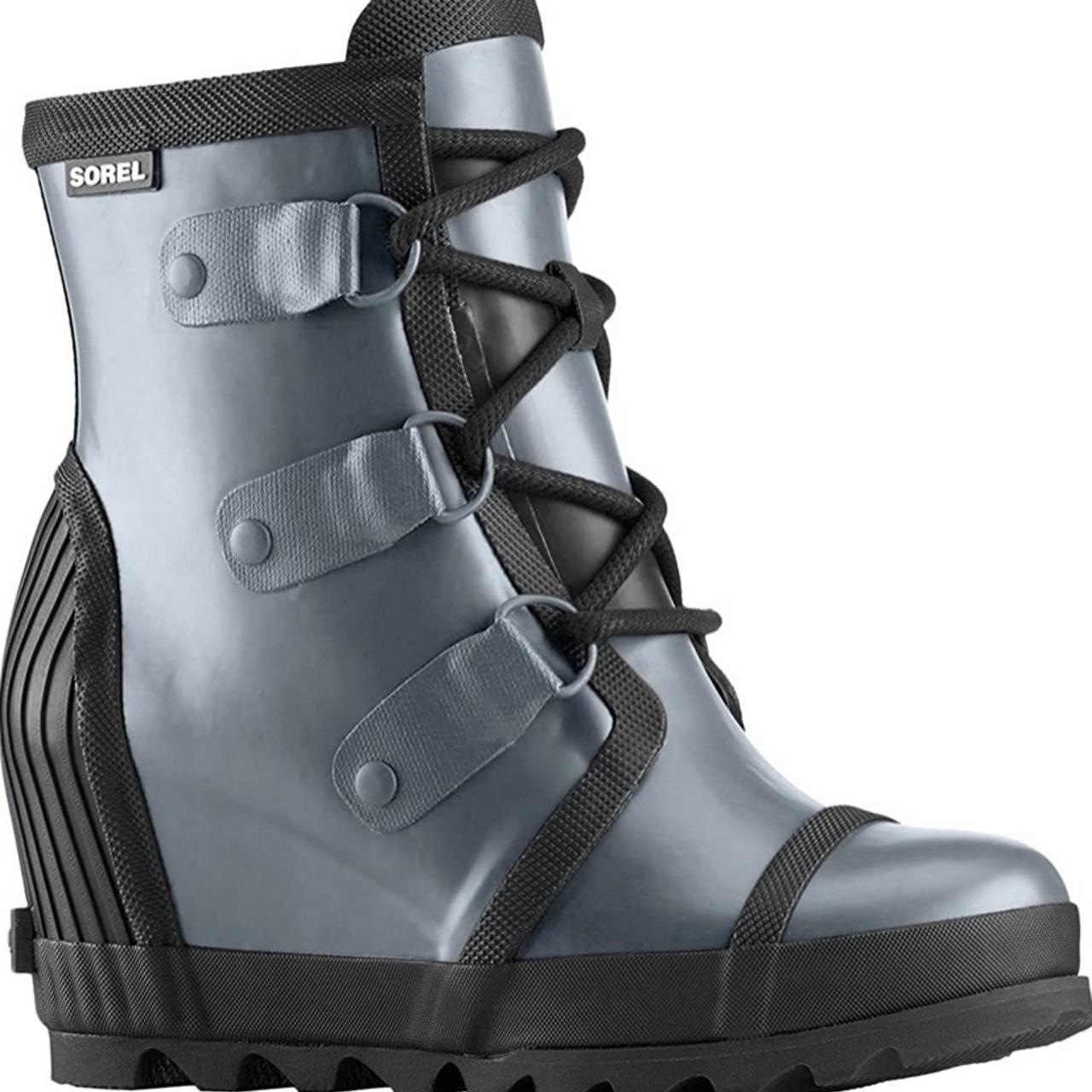 Sorel women's joan store rain wedge booties