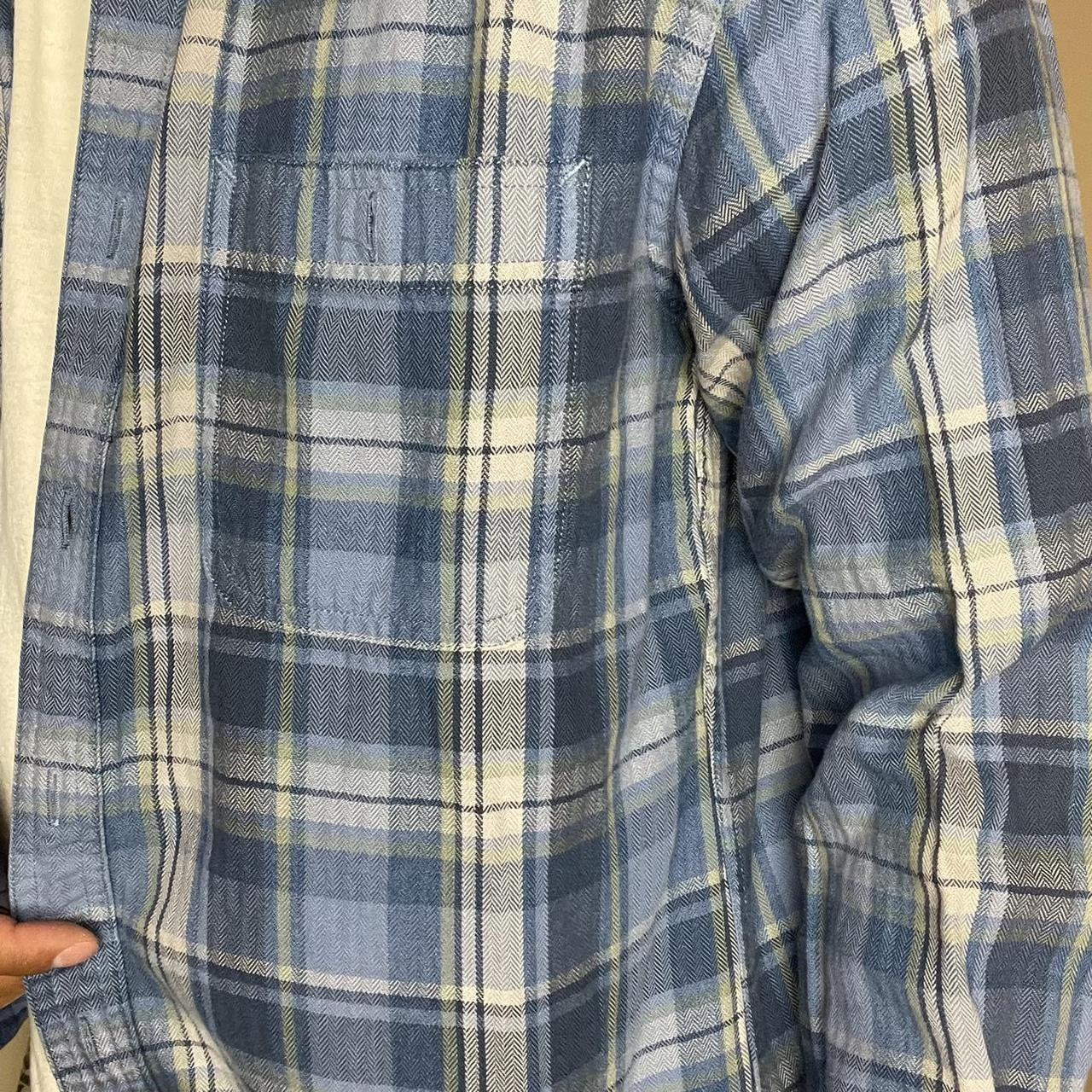 Plaid Blue UNIQLO Flannel 🌊ABOUT THE ITEM: Nice... - Depop