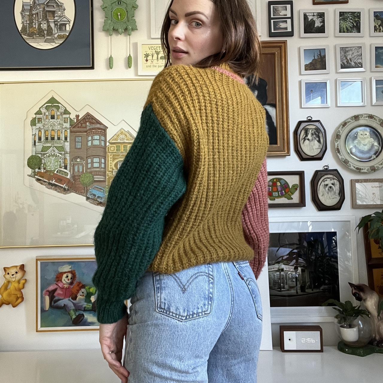 Paloma Wool Color Blocked Sweater. The Softest Knit. - Depop