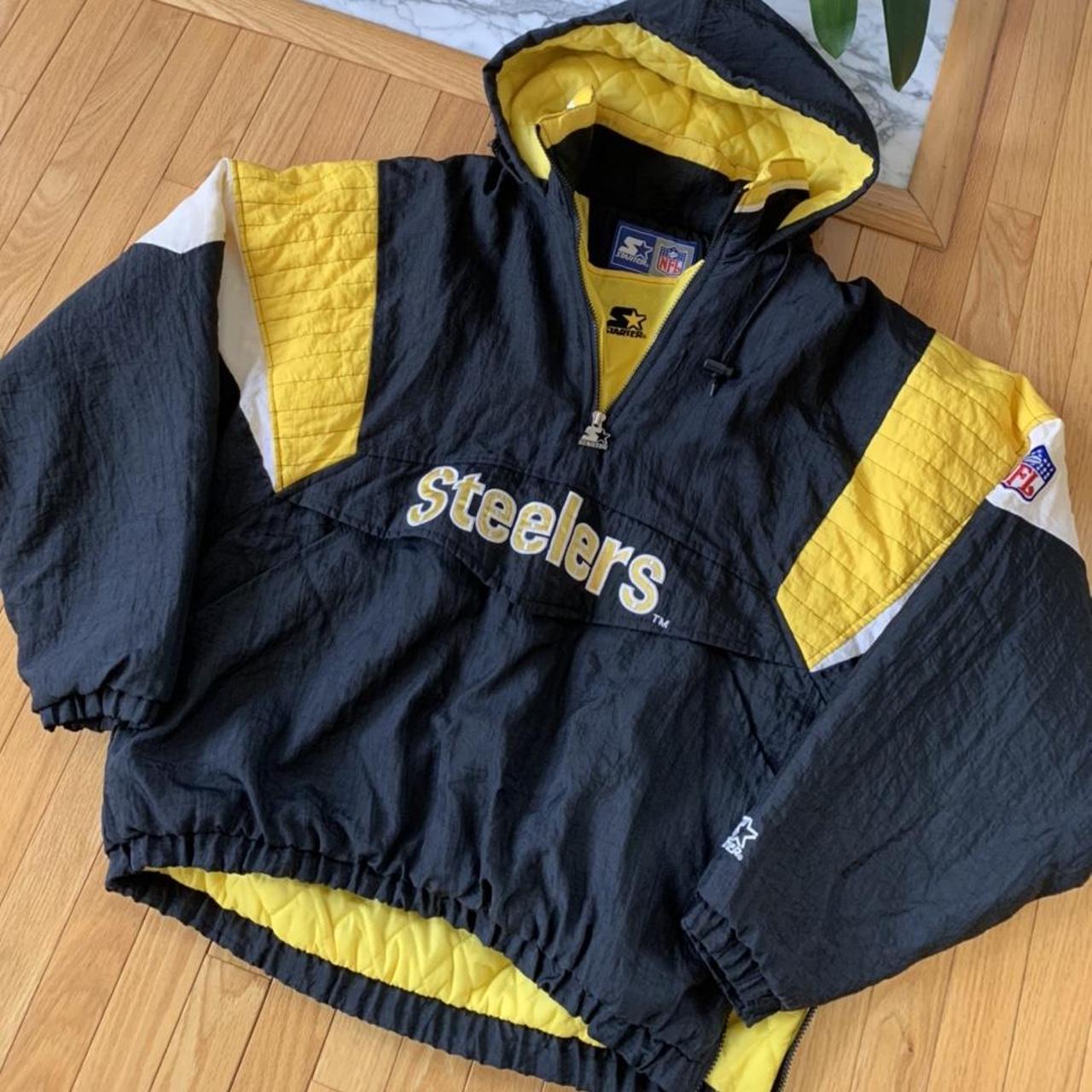 steelers starter jacket 90s