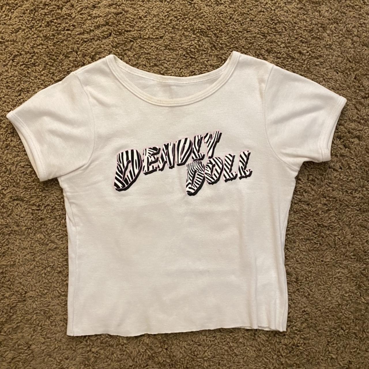 Deadly doll baby retailer tees