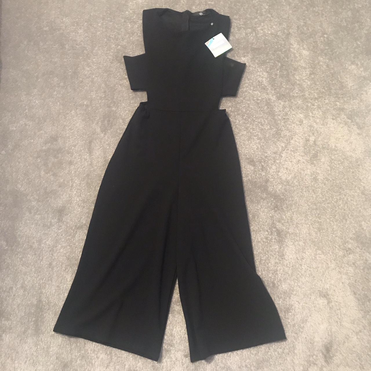 Missguided Tab side high neck culotte jumpsuit Depop