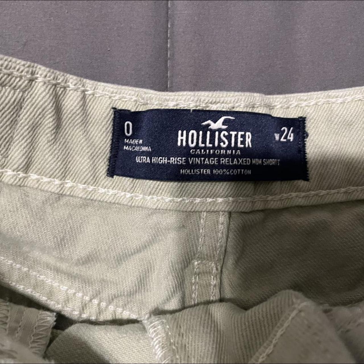 hollister sage green mom shorts. my favorite pair of... - Depop