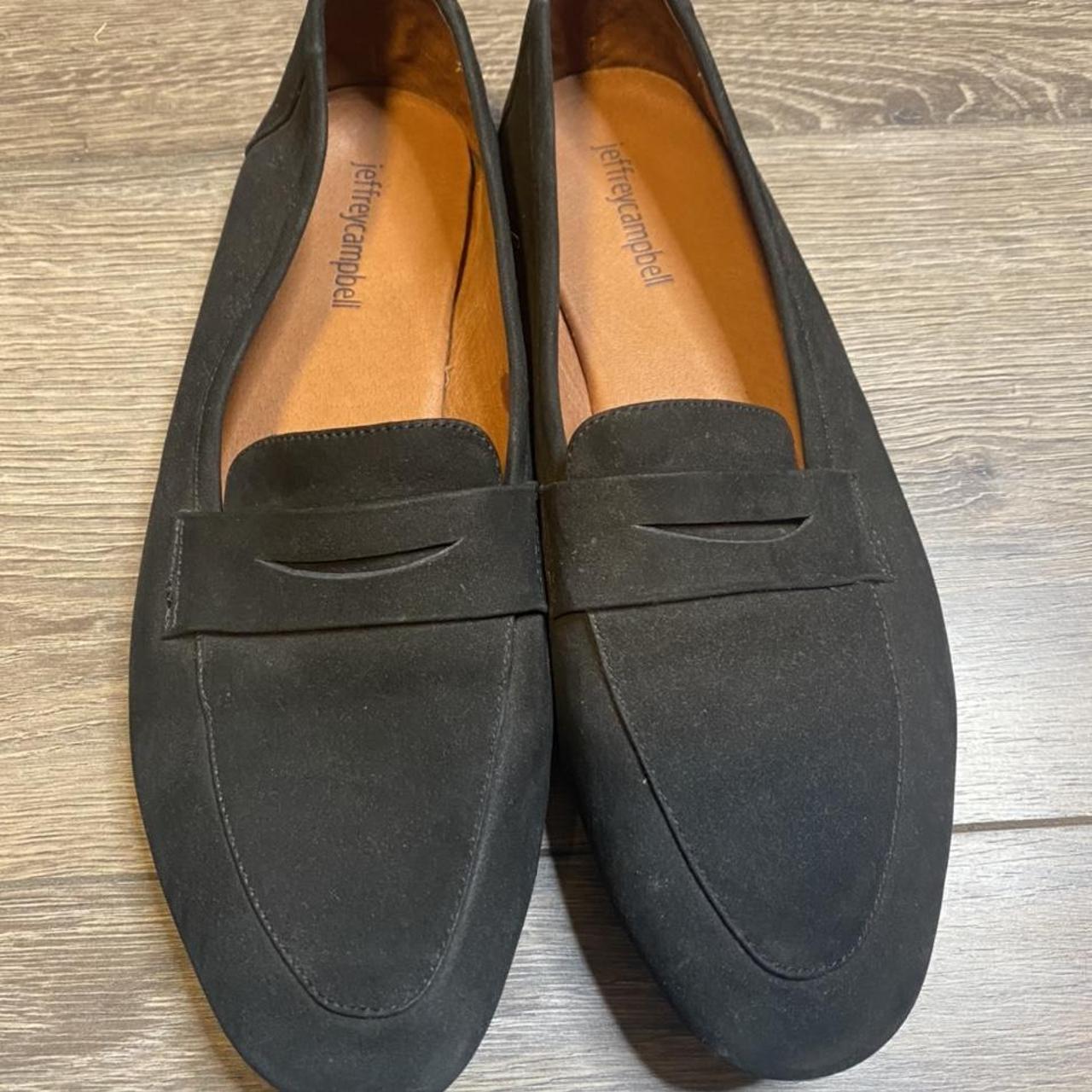 Jeffrey Campbell Women's Black Loafers | Depop