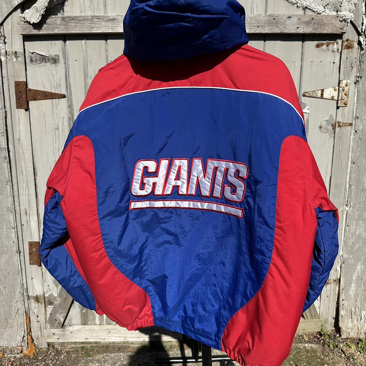 VINTAGE 2000s New York Giants NFL Football Puffer