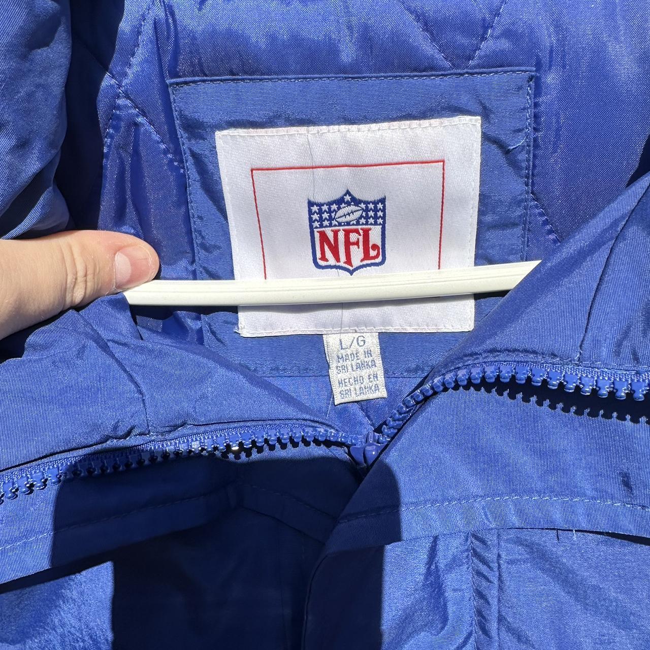 Vintage Logo Athletic New York Giants puffer jacket - Depop