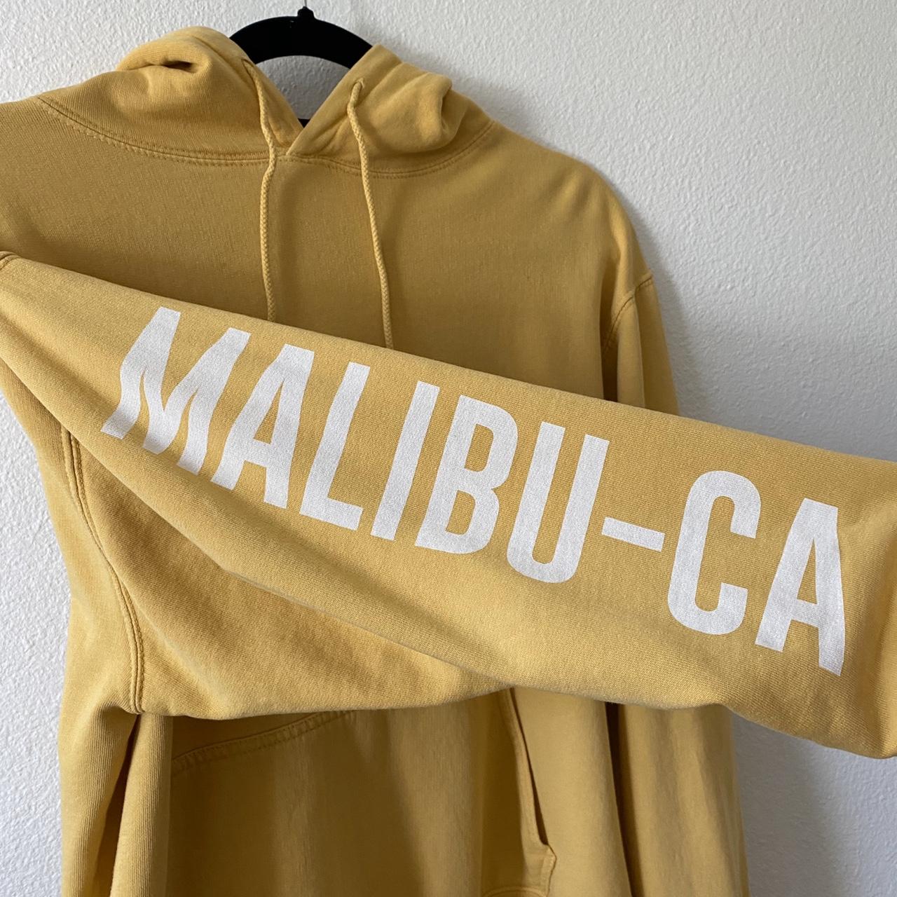 brandy melville yellow hoodie