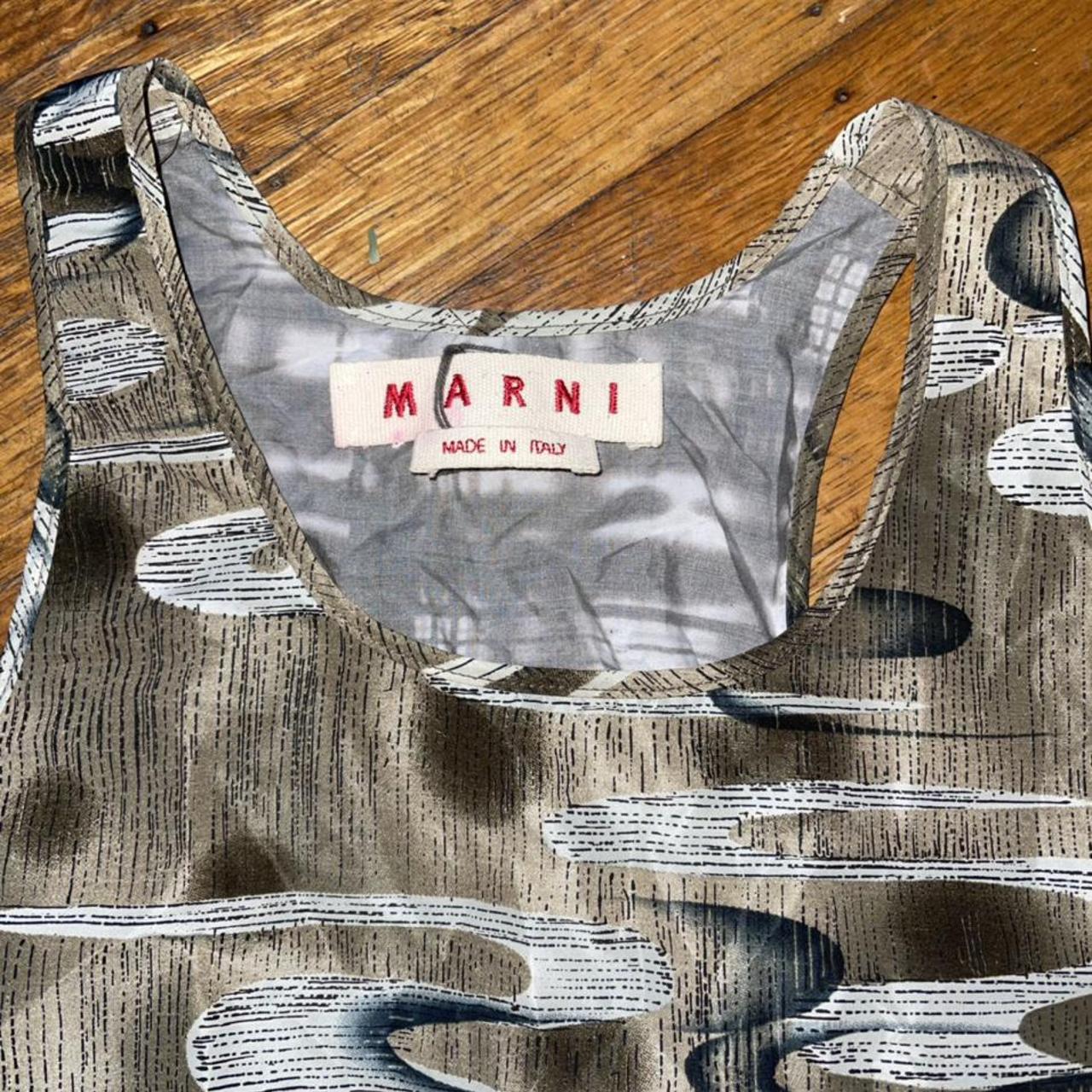 Authentic Marni print tank top, never worn by me.... - Depop