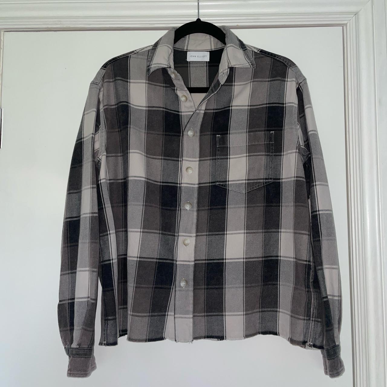 John Elliott hemi oversized shirt in Brea check Only... - Depop