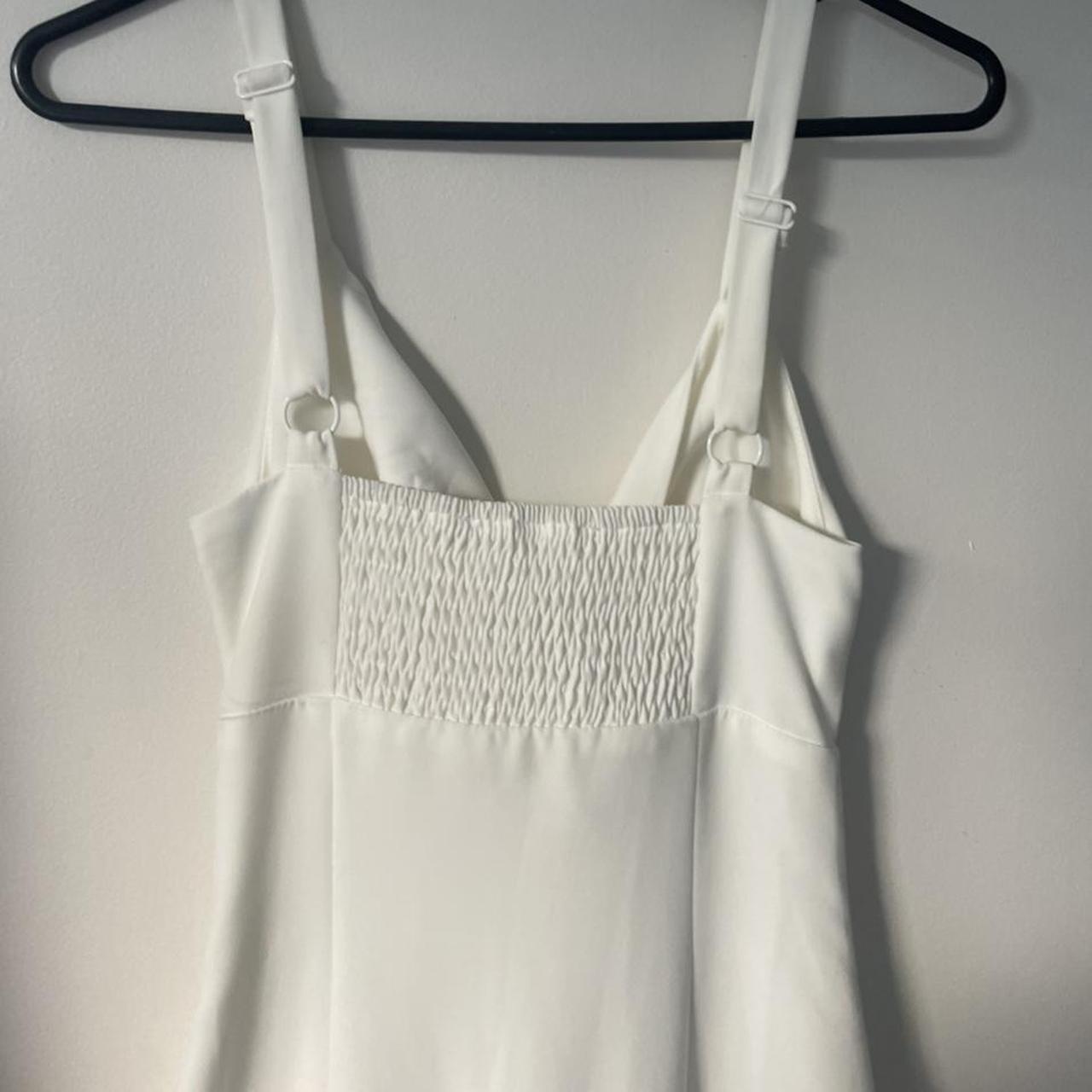 Universal Store , Elegant Long White Dress, Twist - Depop