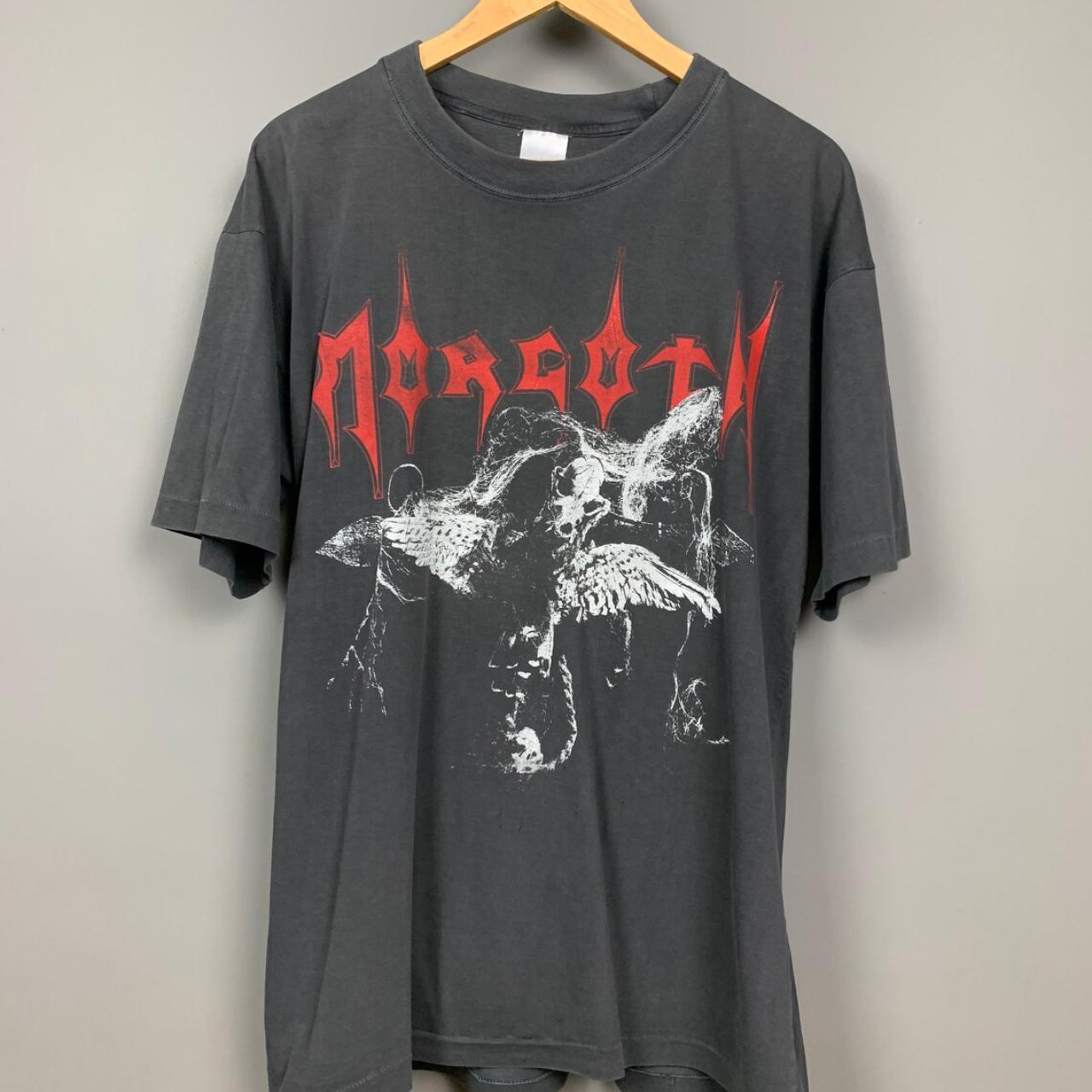 MORGOTH 1991 CURSED Vintage Death Metal Shirt Good... - Depop