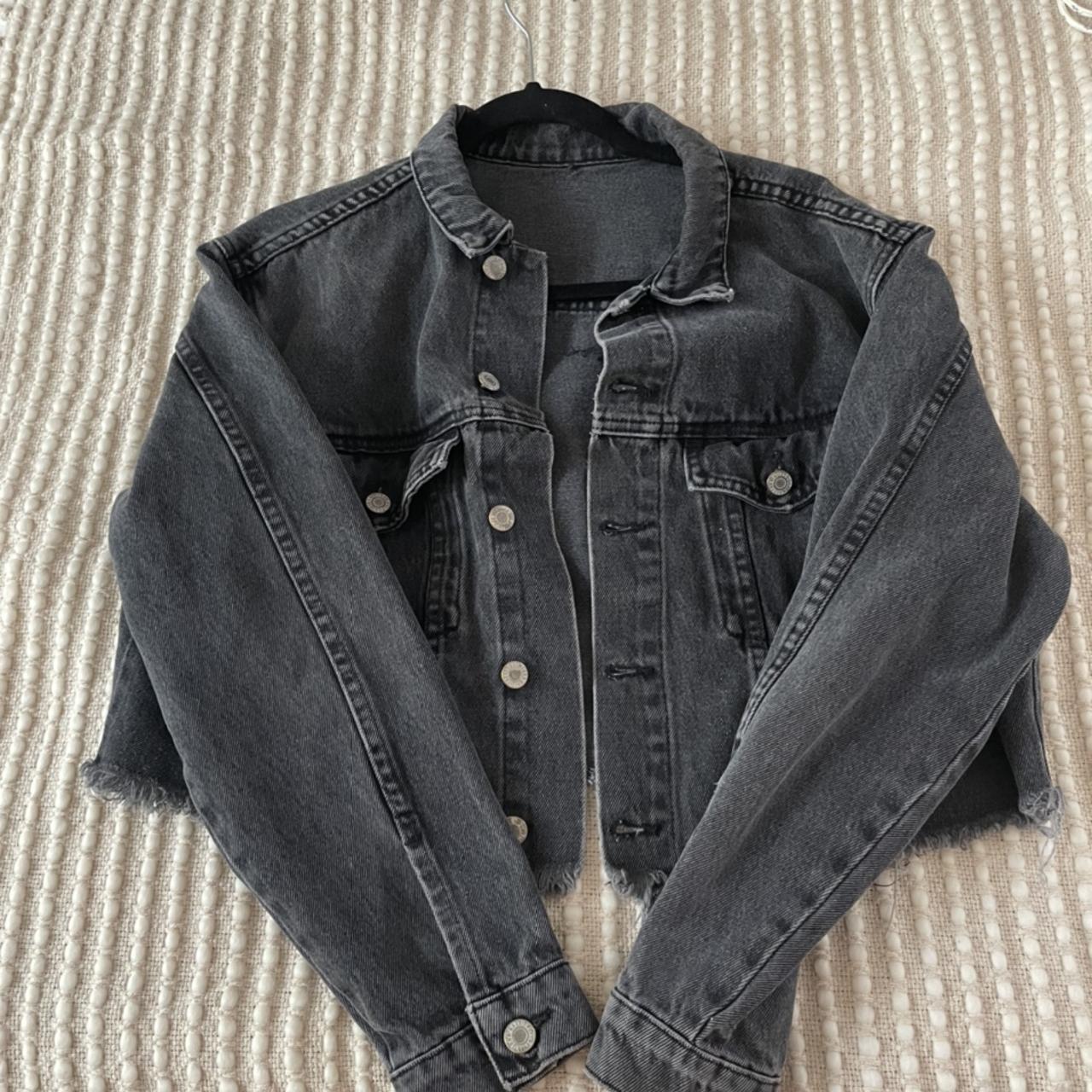 Brandy melville cropped denim jacket sale