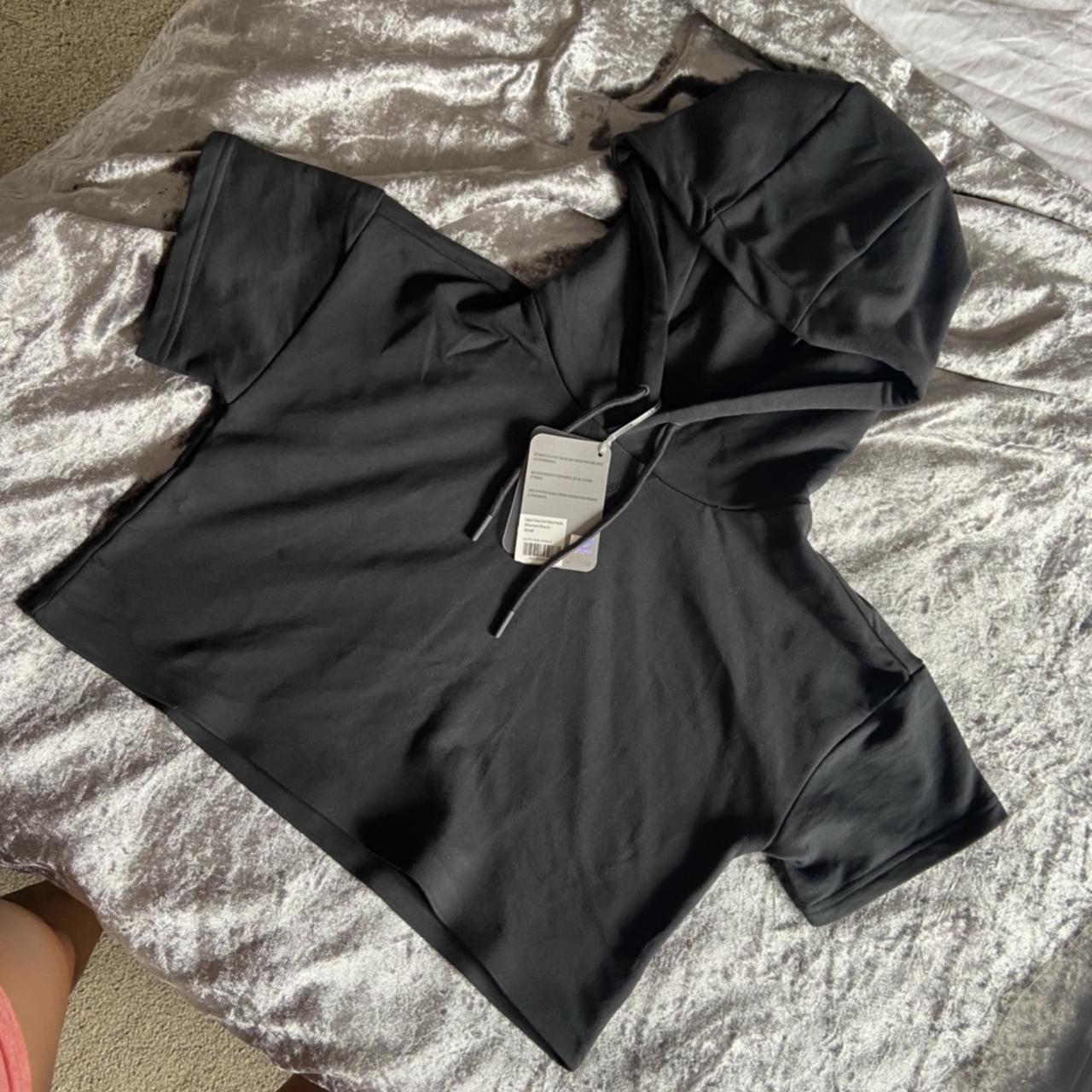 Short Sleeve Crop Top Cropped Hoodie For Gym Gymshark Legacy