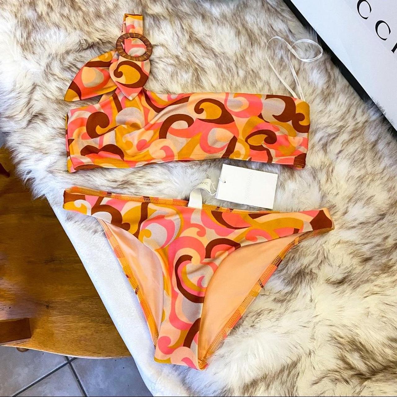 Zimmermann Women's Orange and Brown Bikinis-and-tankini-sets