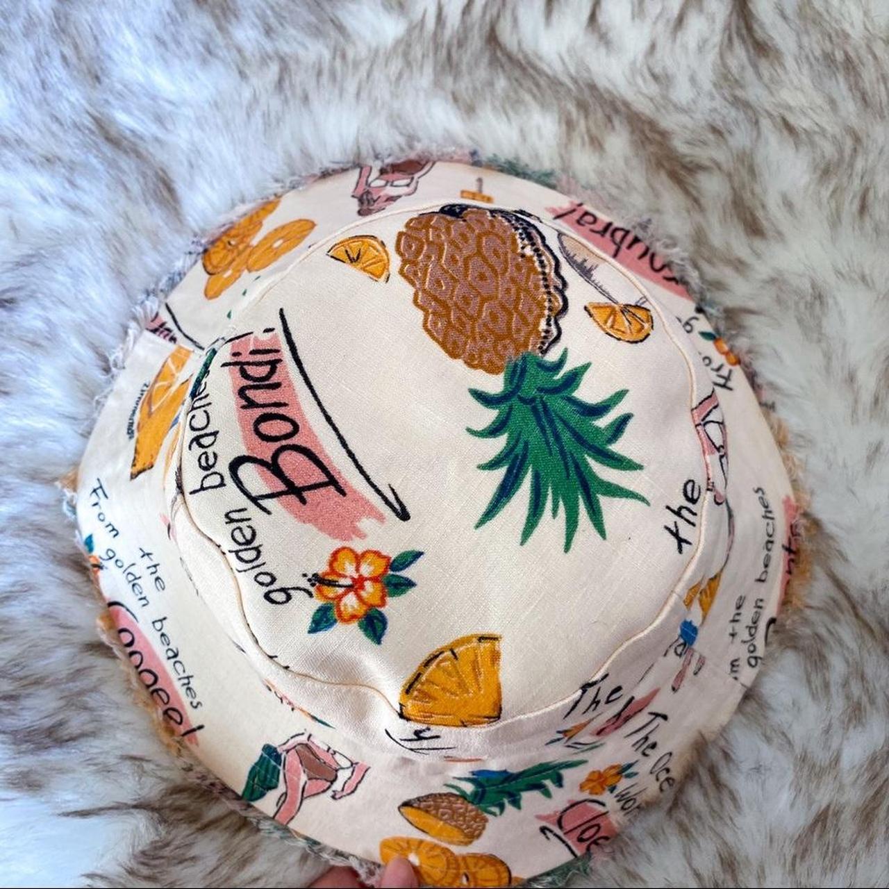 Product Image 3 - ZIMMERMANN Printed Frayed Bucket Hat
Color: