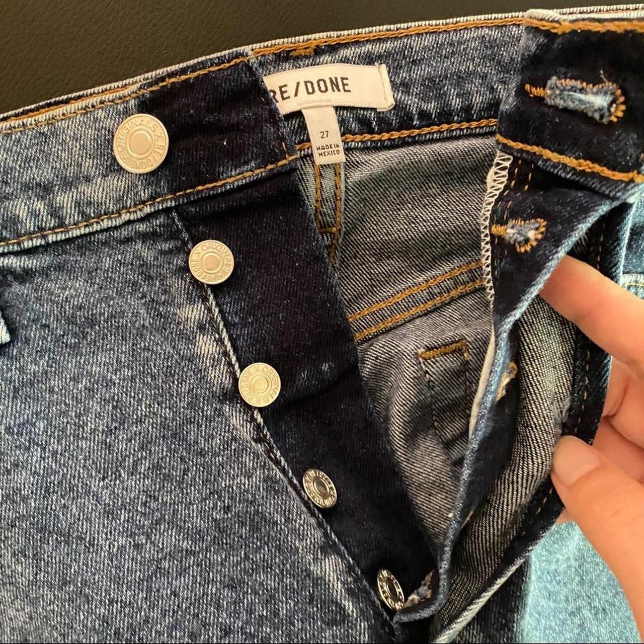 RE/DONE Women's Blue and Navy Jeans (3)