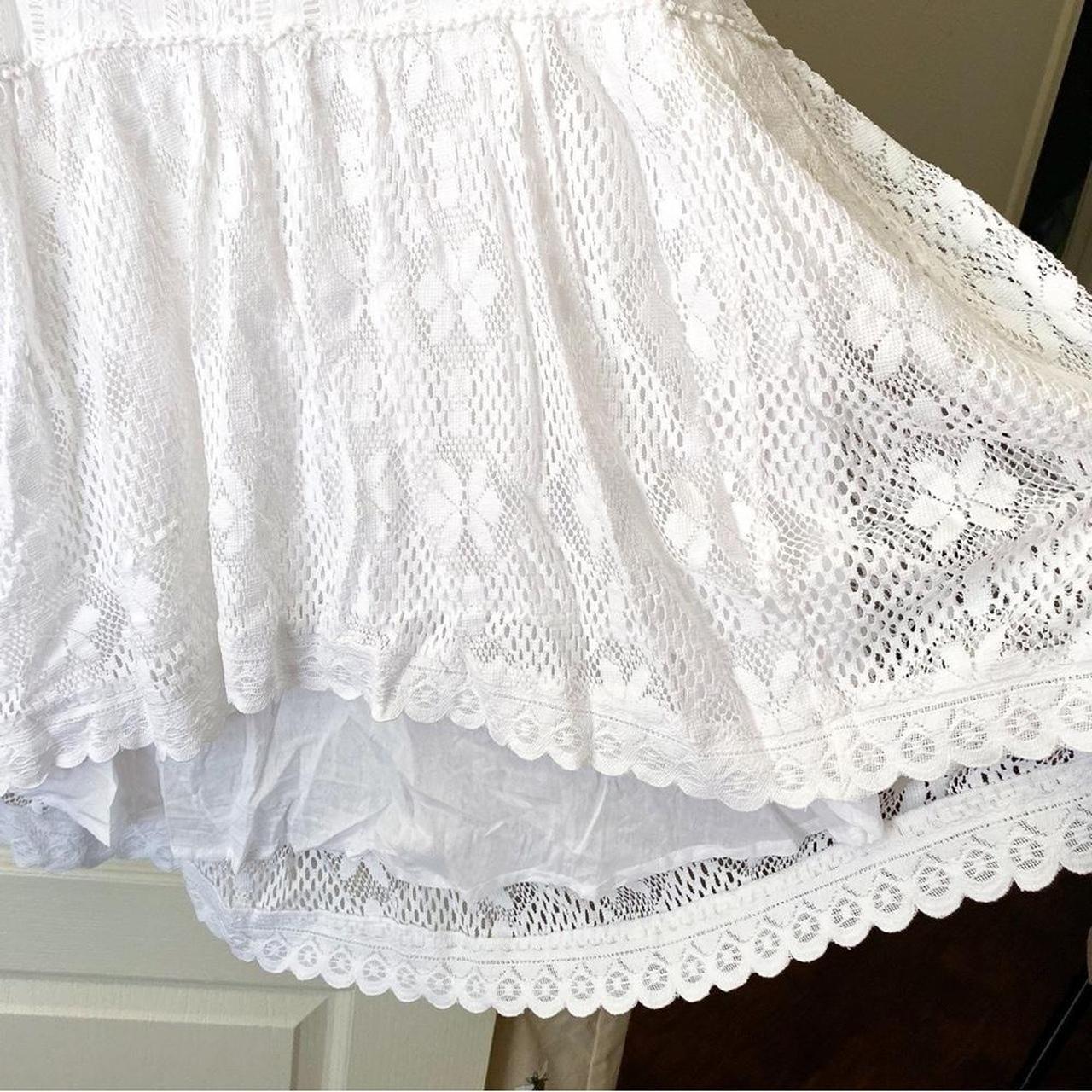 LOVESHACKFANCY Sisto Midi Skirt Color: True... - Depop