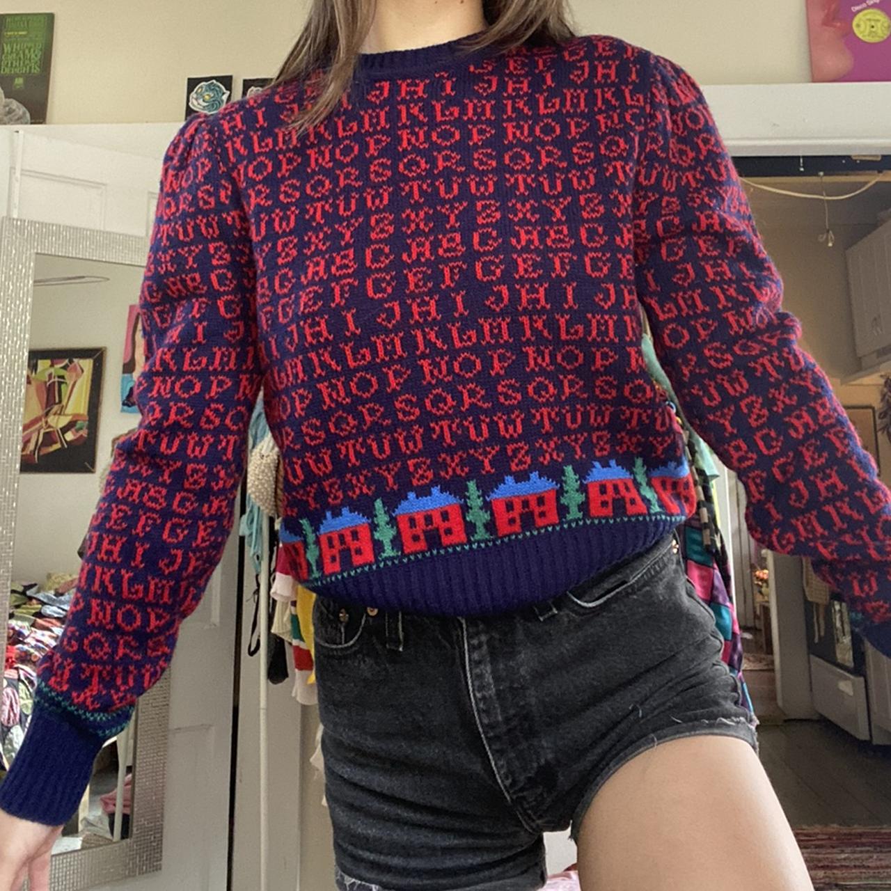 Alphabet sweater outlet