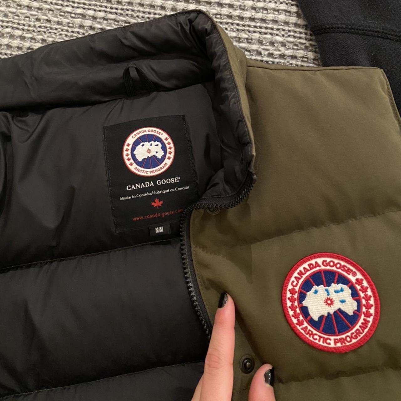 Canada goose vest fake vs clearance real