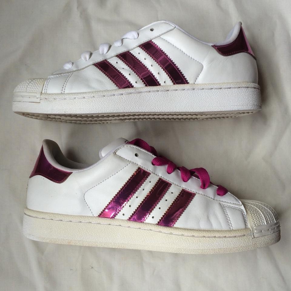 adidas superstar pink glitter