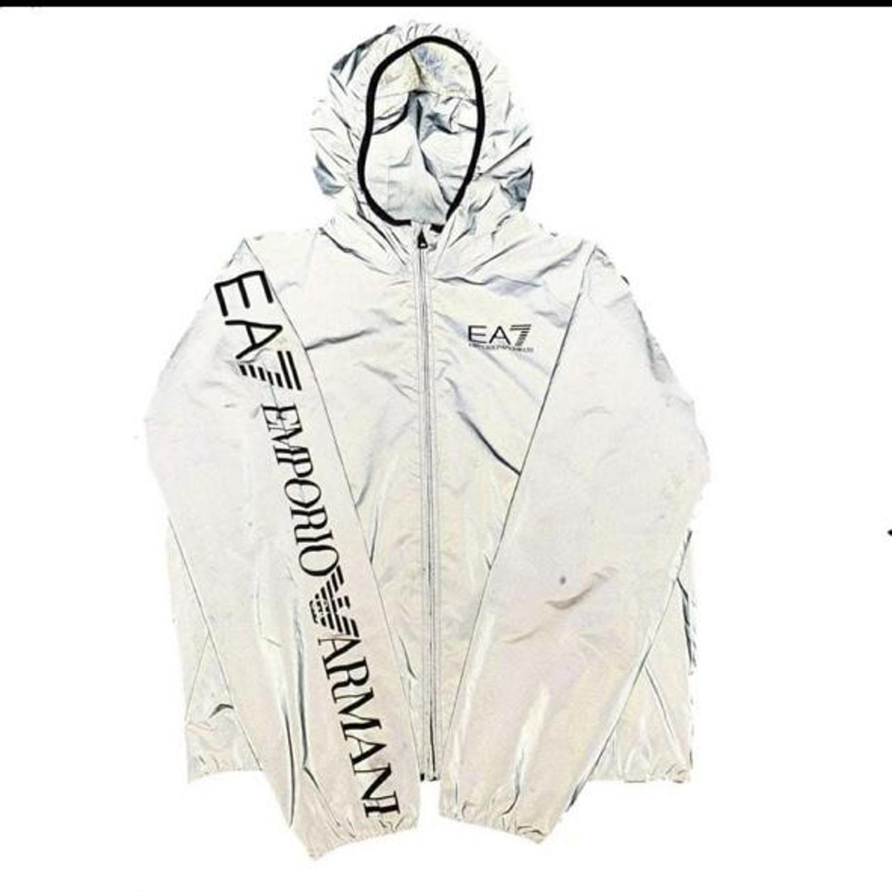 reflective armani jacket