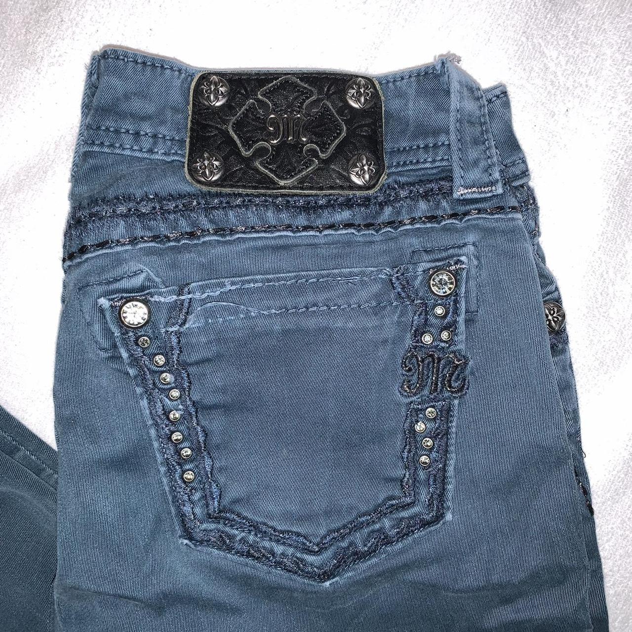 Dark Blue skinny MissMe jeans. ⭐️Front inseam: 20”... - Depop