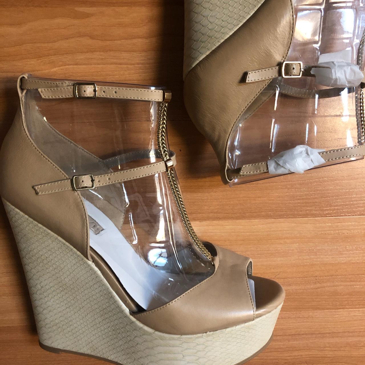 Aldo best sale nude wedge