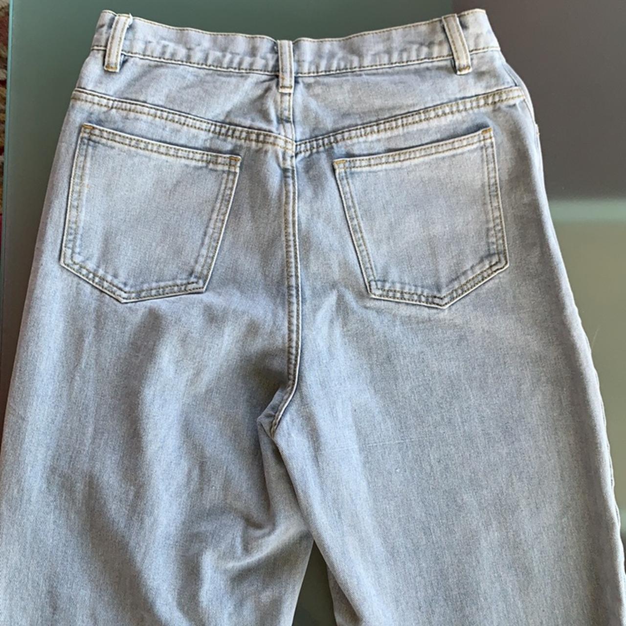 The Kript Women's Blue Jeans | Depop