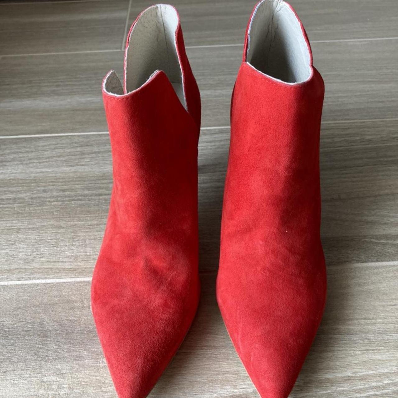 Stivaletto sales rosso zara