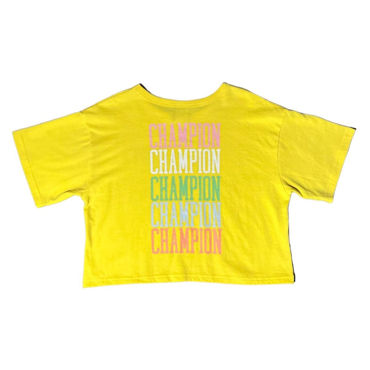💛 Yellow Champion Crop Top 💛 🚫PLEASE DO NOT BUY... Depop