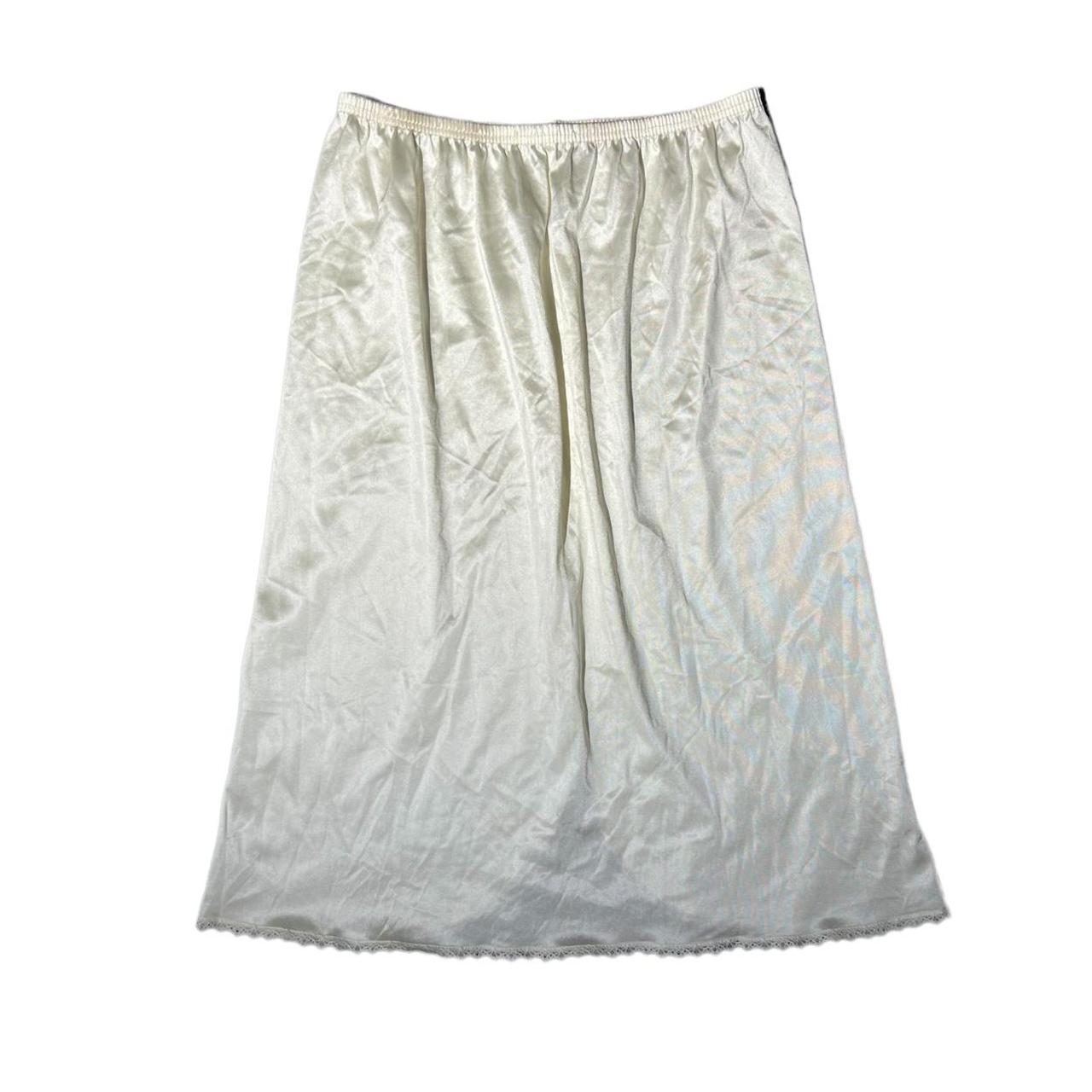 Product Image 1 - ✨ Vintage Creme Slip Skirt
