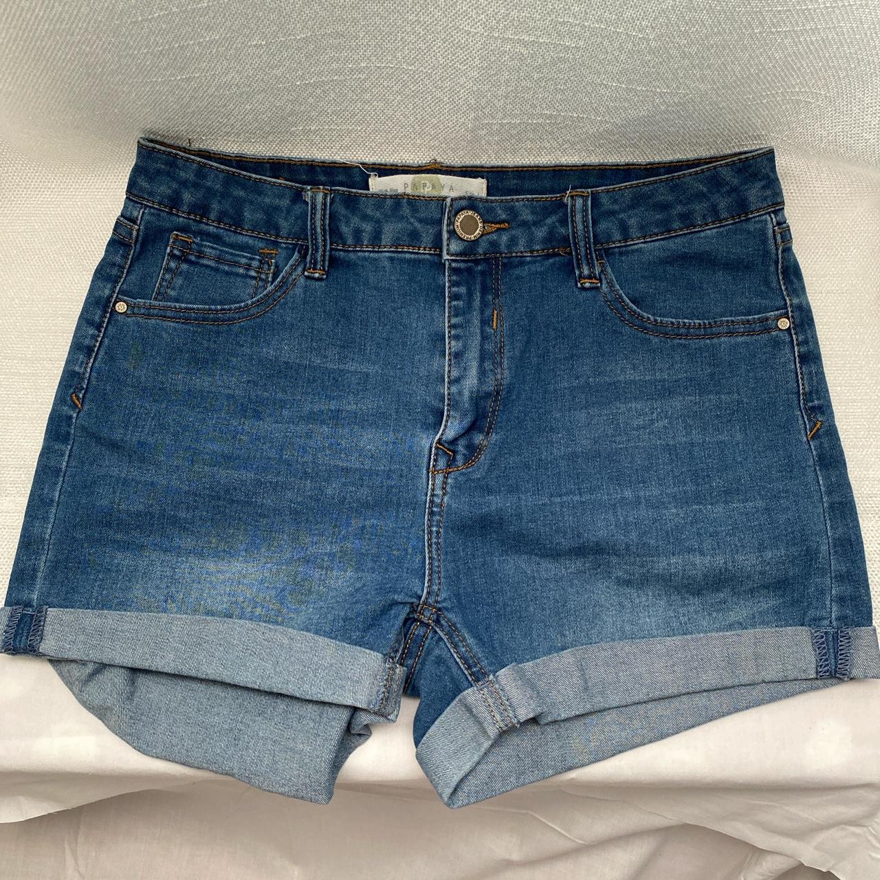 Papaya Women's Blue Shorts | Depop