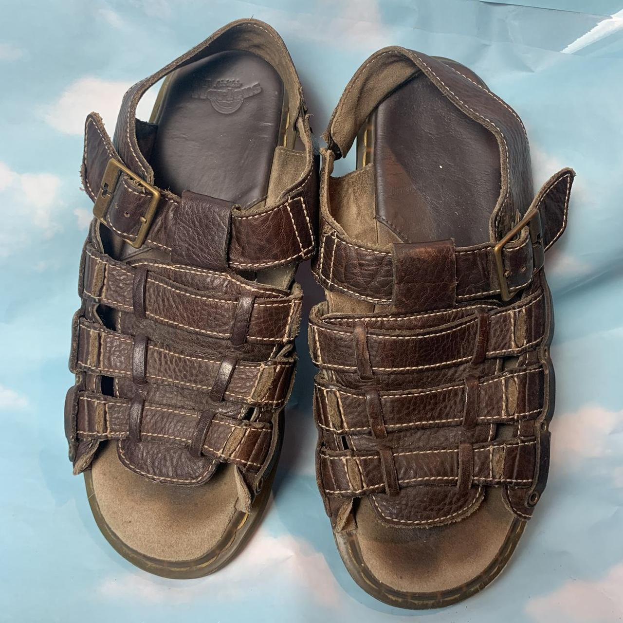 Vintage Doc Marten sandals in a men’s 11! Has minor... Depop