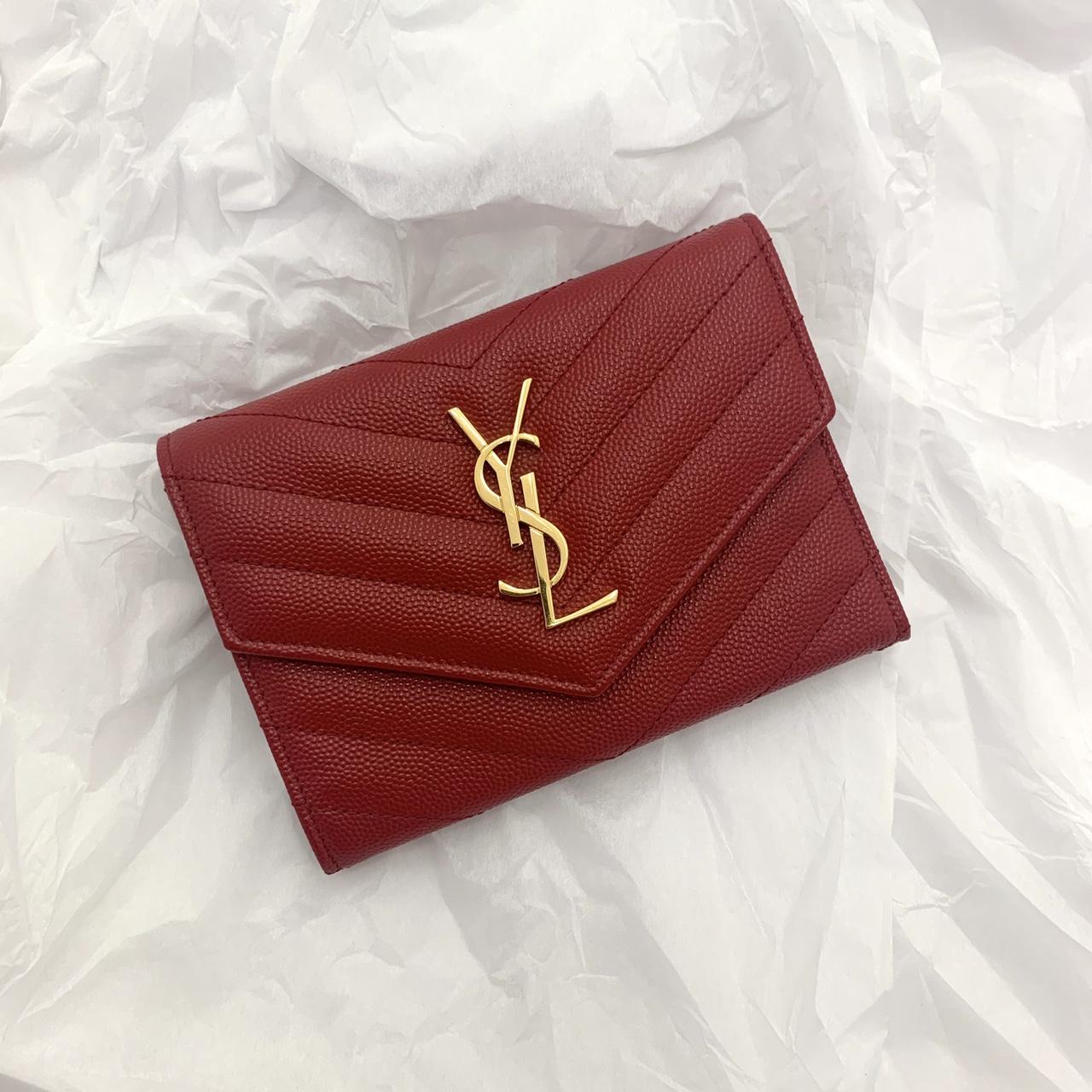 Yves Saint Laurent Women's Cardholders - Red