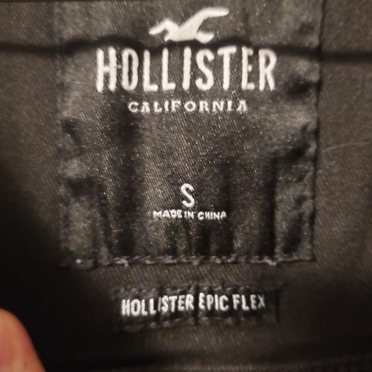 Hollister faded black epic flex jean jacket unisex... - Depop