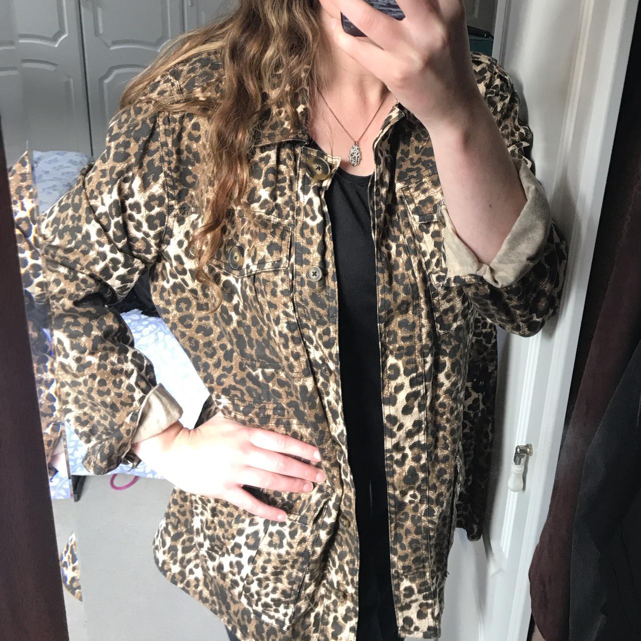 river island leopard print jacket