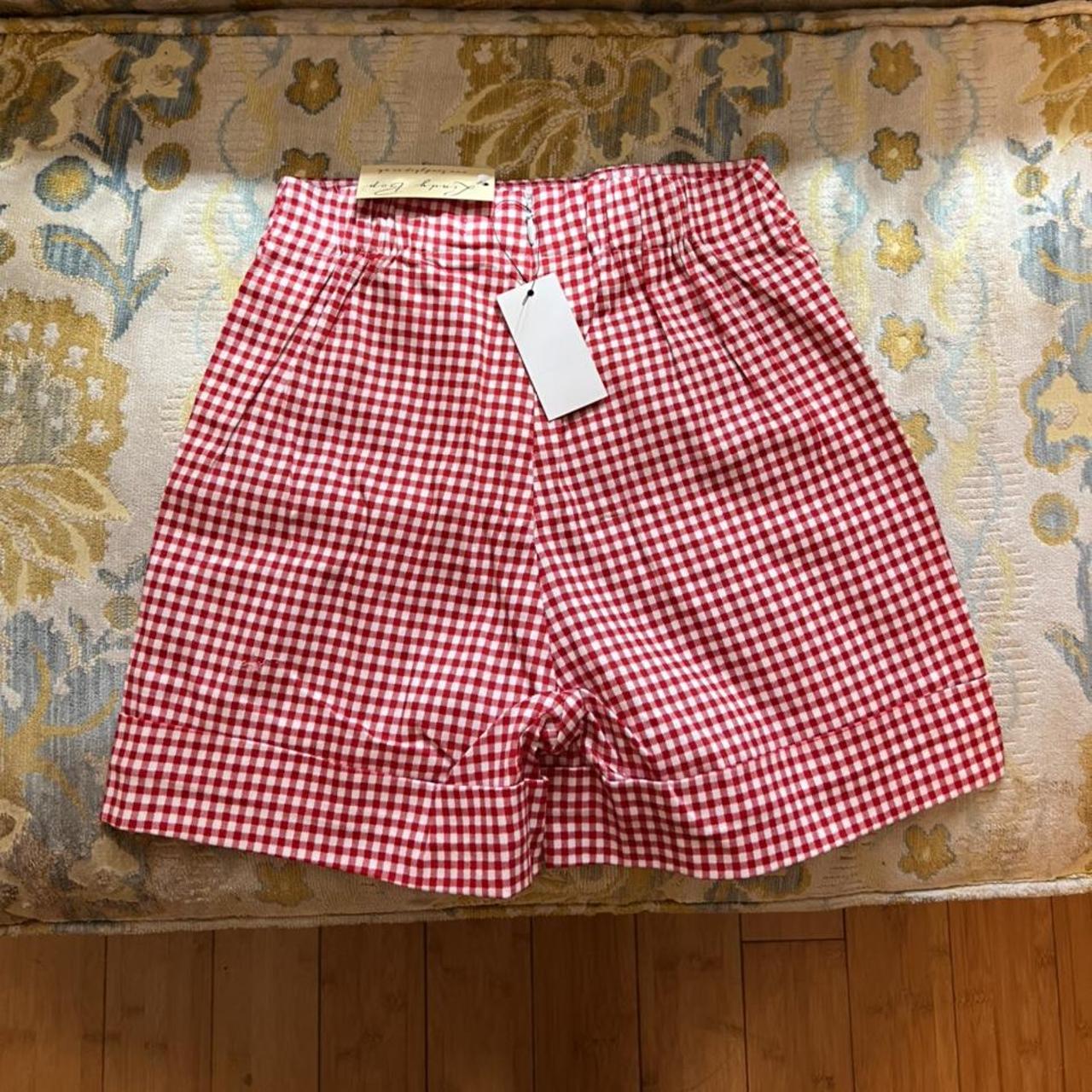Adorable, red and white gingham retro 50s 60s... Depop