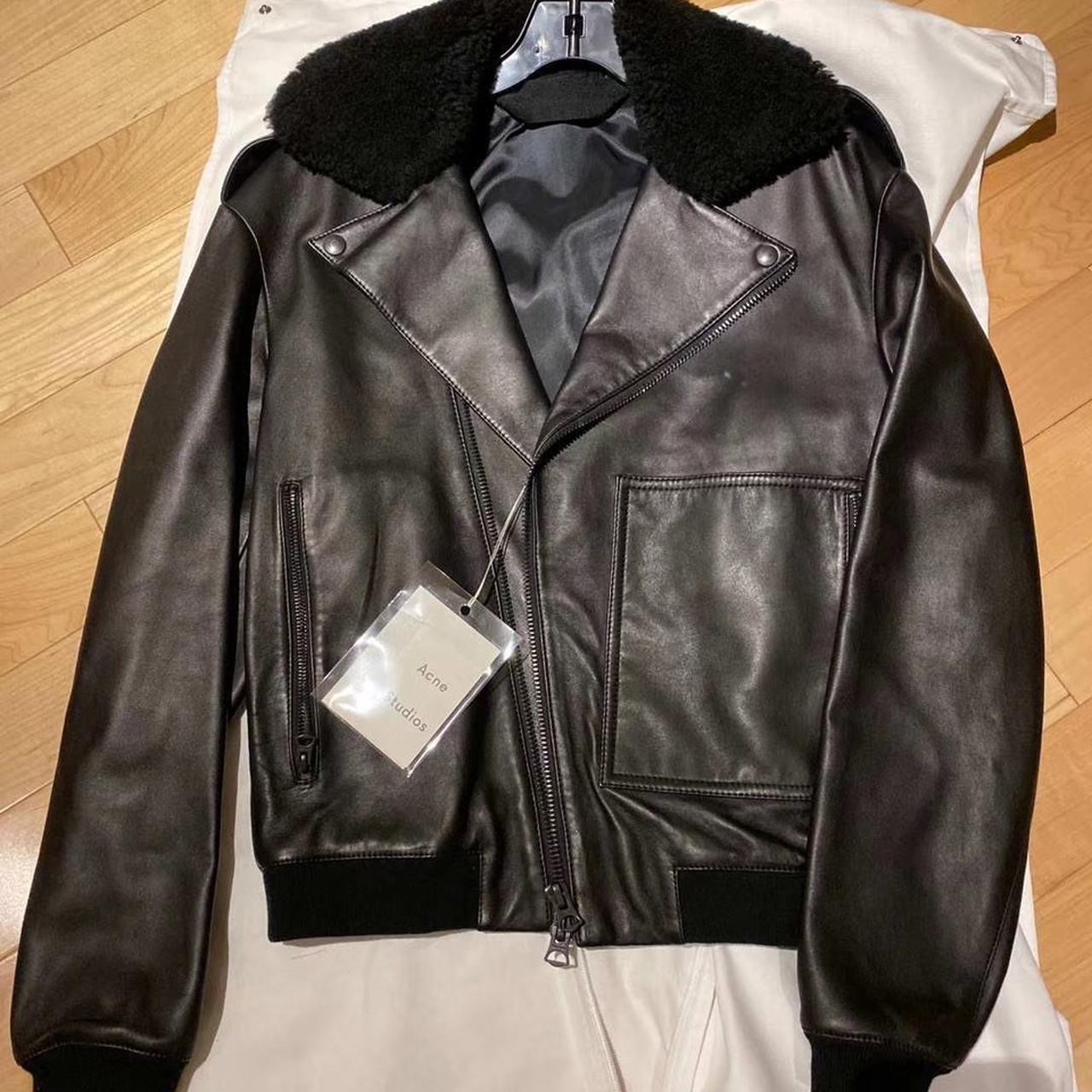 Acne studios clearance men's leather jacket