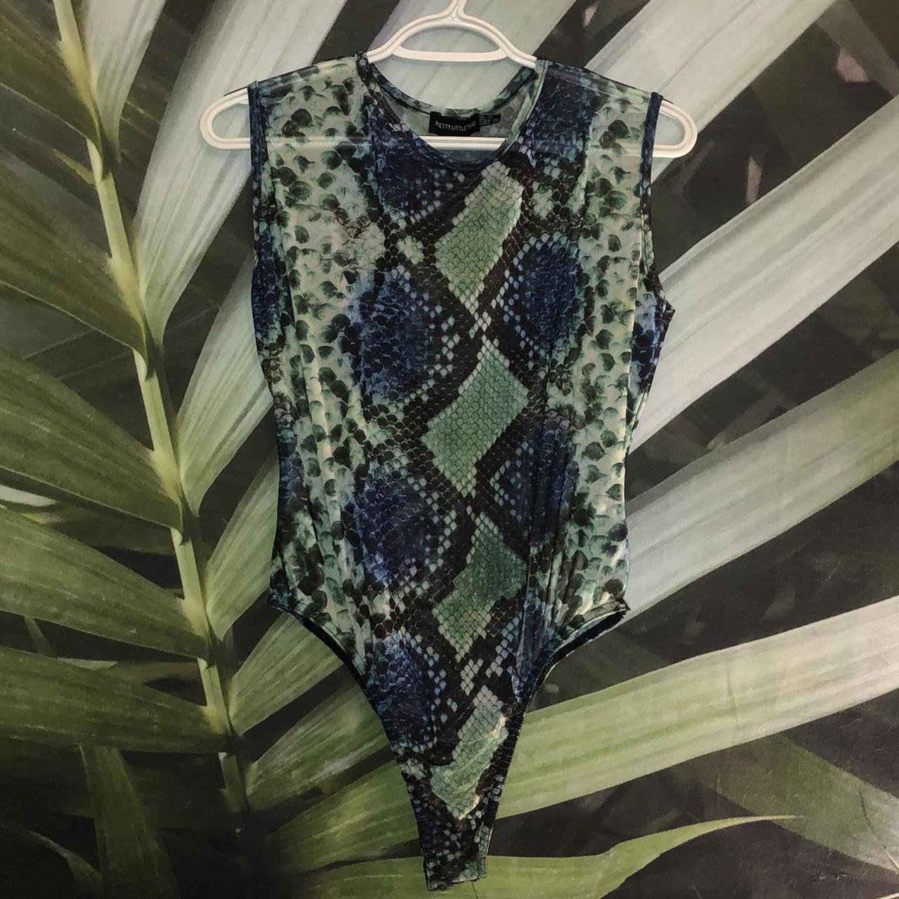 snakeskin nike bodysuit