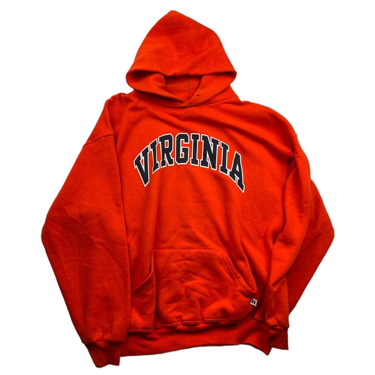 Vintage Men's Hoodie - Orange - XL