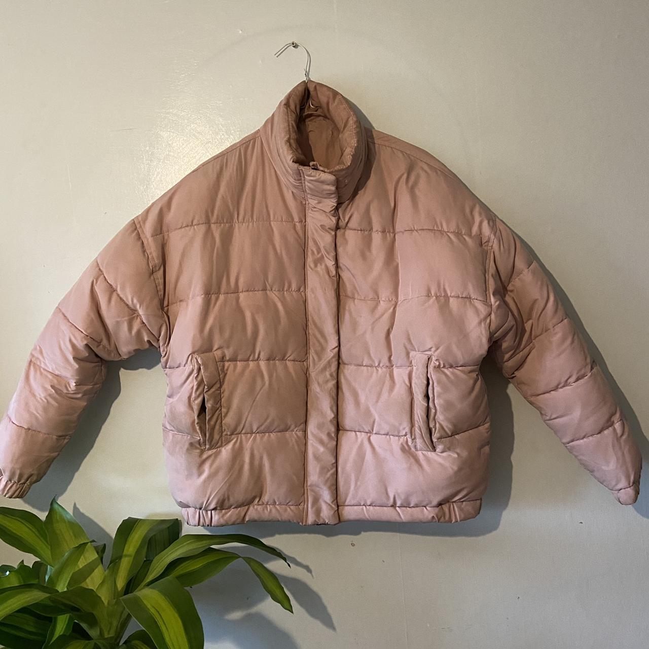 Super cute pink/blush coloured BDG puffer Depop